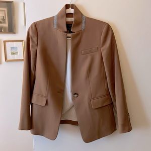 J. Crew Camel Regent wool flannel blazer 4P
